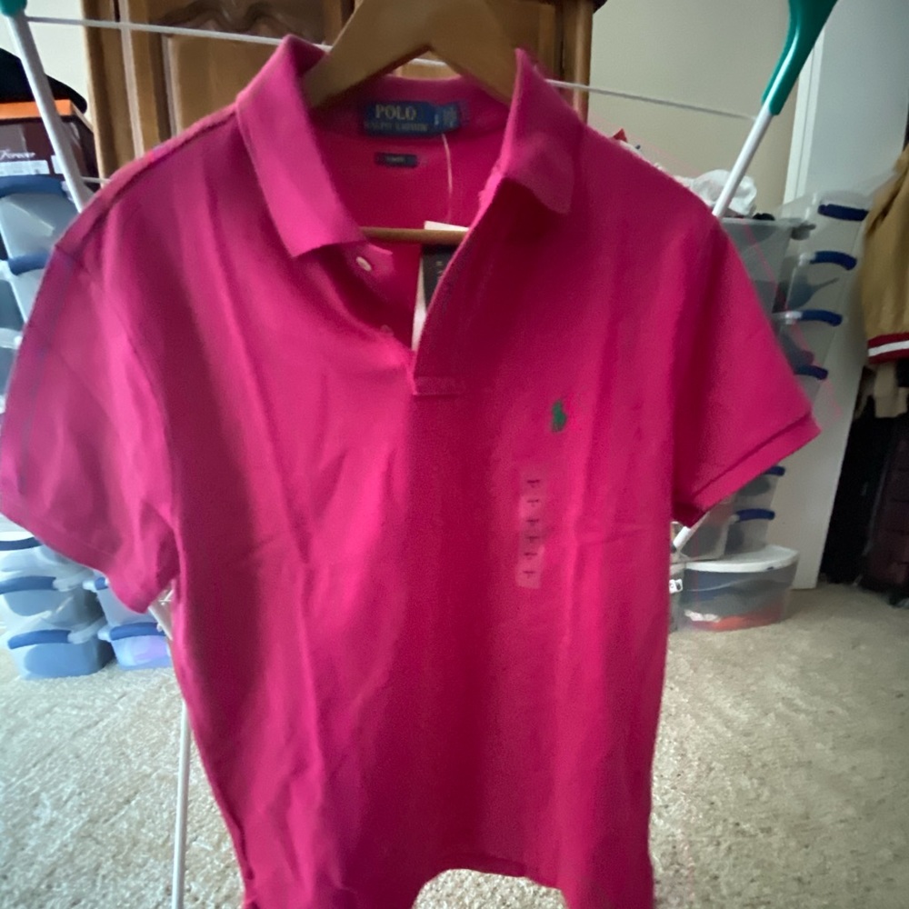 Pink polo
